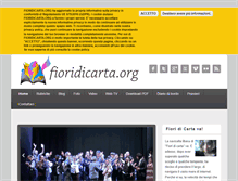 Tablet Screenshot of fioridicarta.org